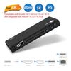 SIIG USB 3.1 Type-C Dual 4K Docking Station with Power Delivery 60watts