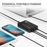 100W Dual USB-C PD 3.0 PPS & QC 3.0 Combo Power Charger