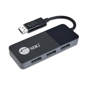 SIIG DisplayPort 1.4 to 3-Port DisplayPort Multi Monitor Splitter - 3 Port MST Hub
