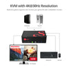 SIIG 2-Port DVI Dual-Link Smart Console KVM Switch with USB 3.0 and Multimedia Ports