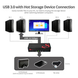 SIIG 4-Port DVI Dual-Link Smart Console KVM Switch with USB 3.0 and Multimedia Ports