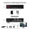 SIIG 4-Port DVI Dual-Link Smart Console KVM Switch with USB 3.0 and Multimedia Ports