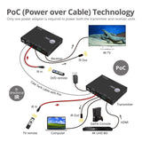 4K HDMI HDBaseT Extender Over Single Cat5e/6 with RS-232, IR & PoC - 60m