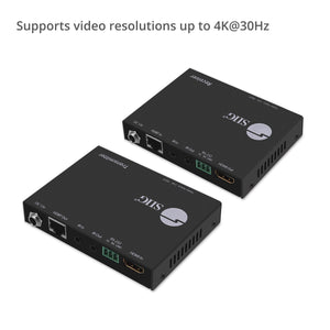 4K HDMI HDBaseT Extender Over Single Cat5e/6 with RS-232, IR & PoC - 100m
