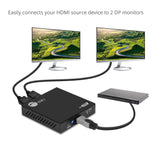 HDMI 2.0 to DisplayPort 1.2 converter 1x2 Splitter