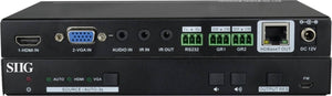 HDMI/VGA 2x1 HDBaseT 4K Scaler Switcher