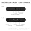 HDMI to VGA & Audio Scaler Converter