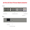 SIIG 24-Port AV Over IP Smart Matrix Switcher