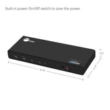 SIIG USB 3.1 Type-C Dual 4K Docking Station with Power Delivery 60watts