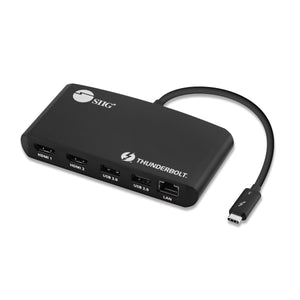 SIIG Thunderbolt 3 to Dual HDMI Video Hub LAN Dock