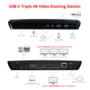 SIIG USB-C Triple 4K Video Docking Station with Power Delivery