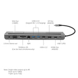 SIIG Aluminum USB-C MST Video Docking Station with PD