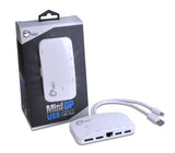 SIIG Mini-DP Video Dock with USB 3.0 LAN Hub - White